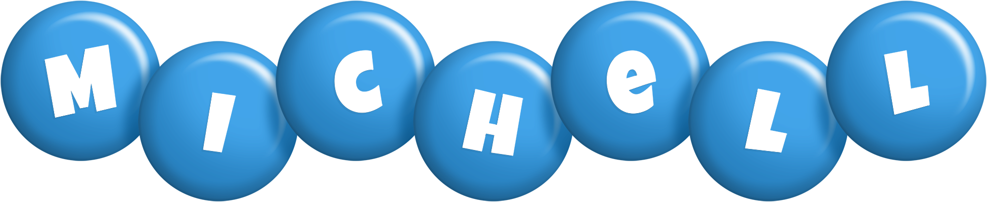 Michell candy-blue logo