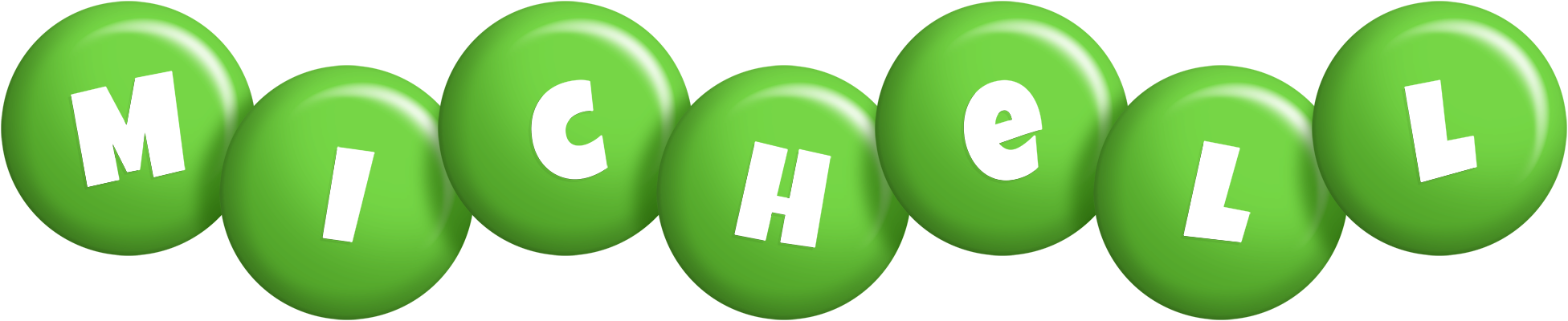 Michell candy-green logo