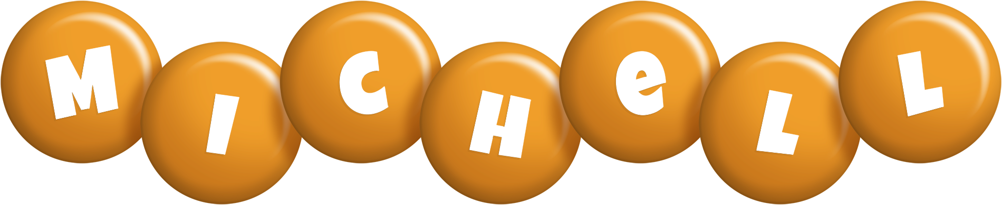Michell candy-orange logo