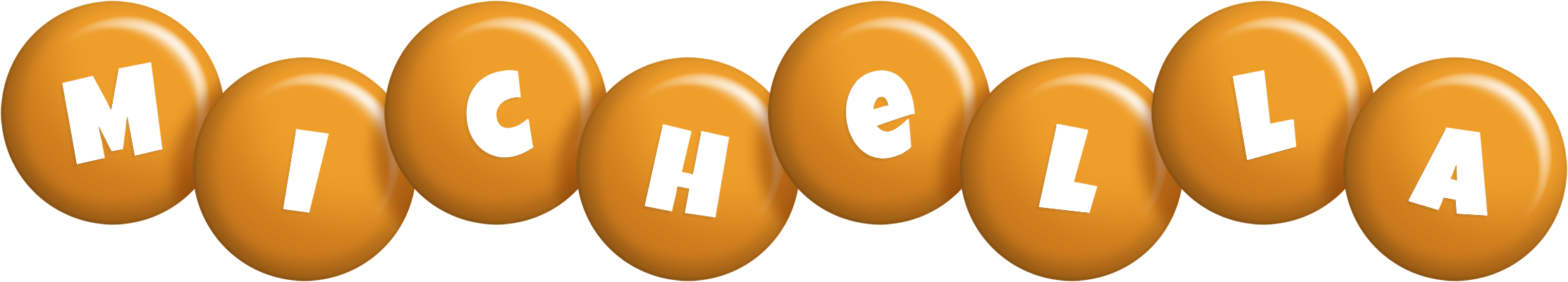 Michella candy-orange logo