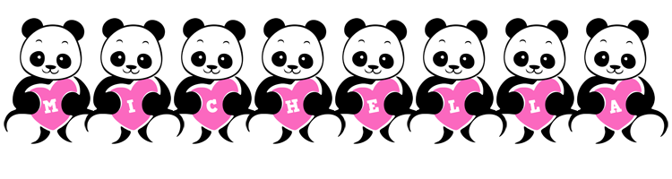 Michella love-panda logo