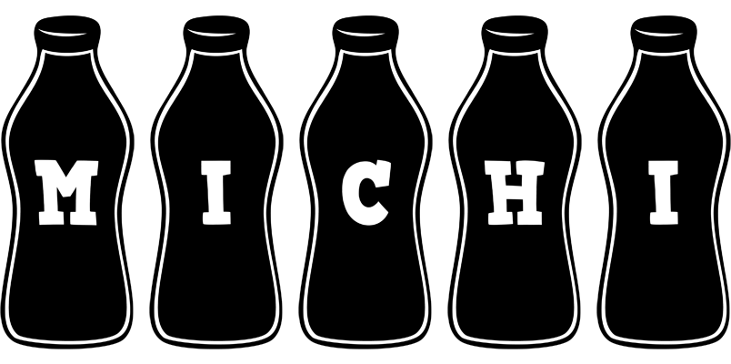 Michi bottle logo