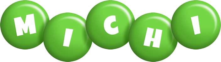 Michi candy-green logo