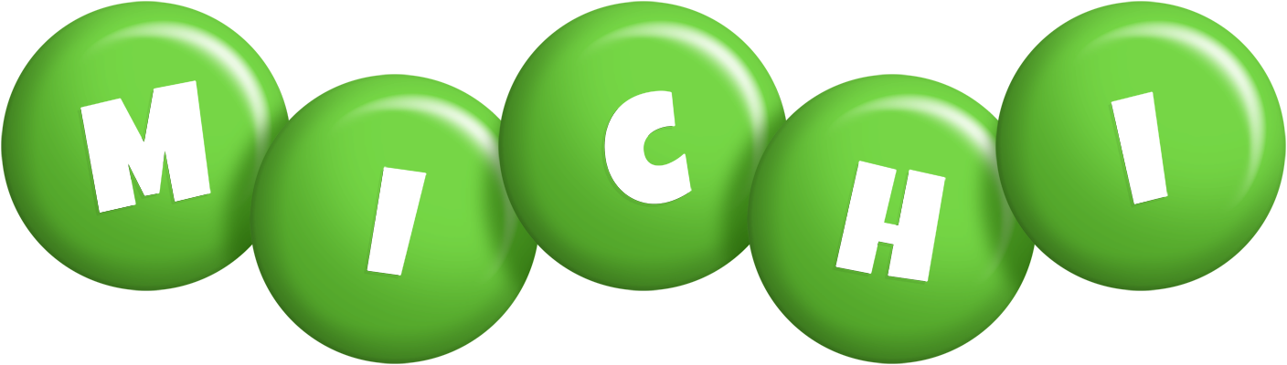 Michi candy-green logo
