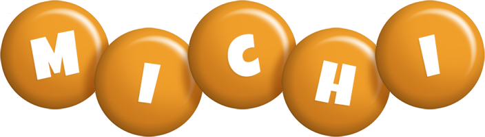Michi candy-orange logo