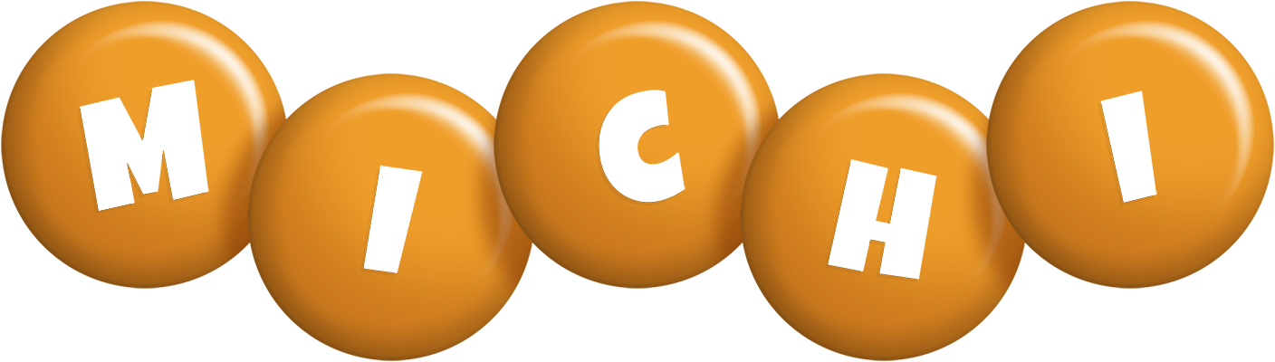 Michi candy-orange logo