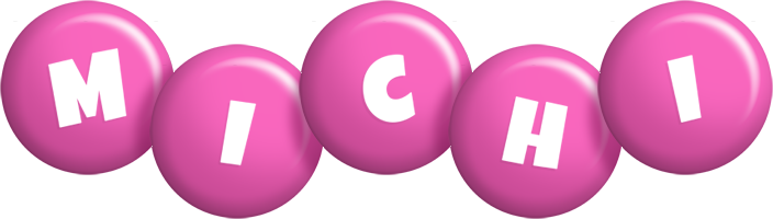Michi candy-pink logo