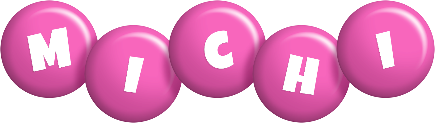Michi candy-pink logo