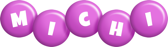 Michi candy-purple logo