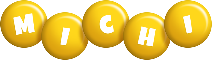 Michi candy-yellow logo