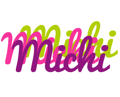 Michi flowers logo