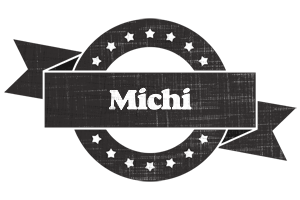 Michi grunge logo
