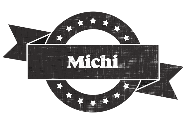 Michi grunge logo
