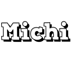 Michi snowing logo
