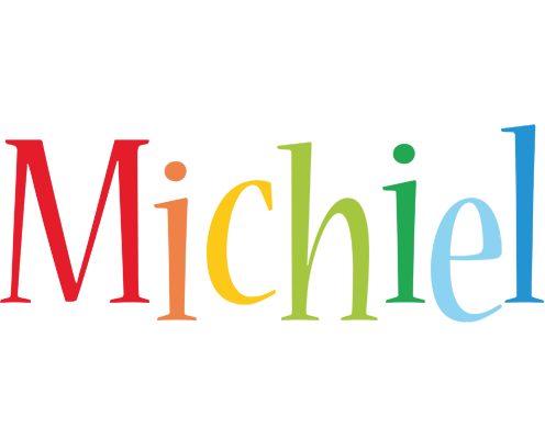 Michiel birthday logo