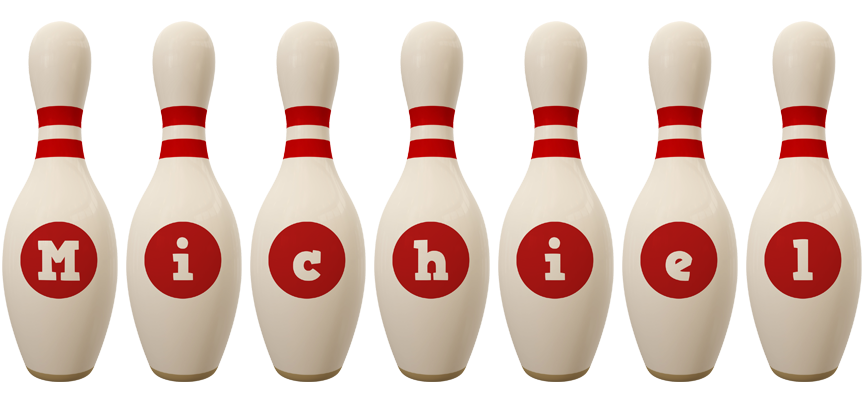 Michiel bowling-pin logo