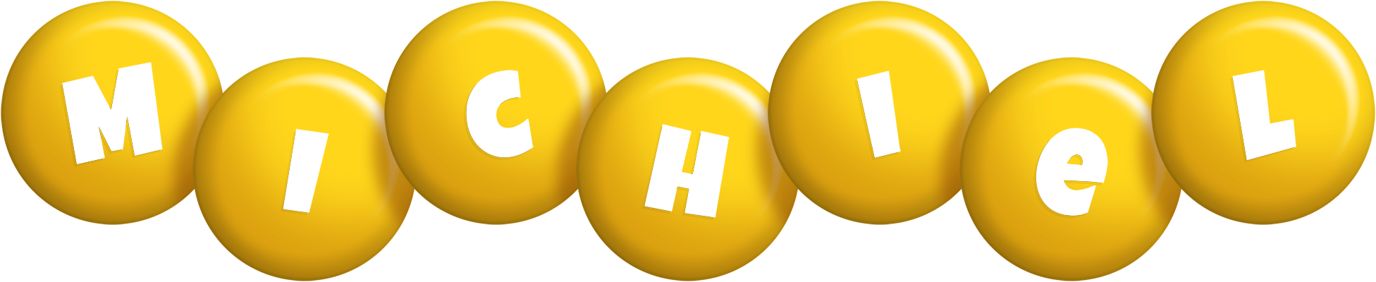 Michiel candy-yellow logo