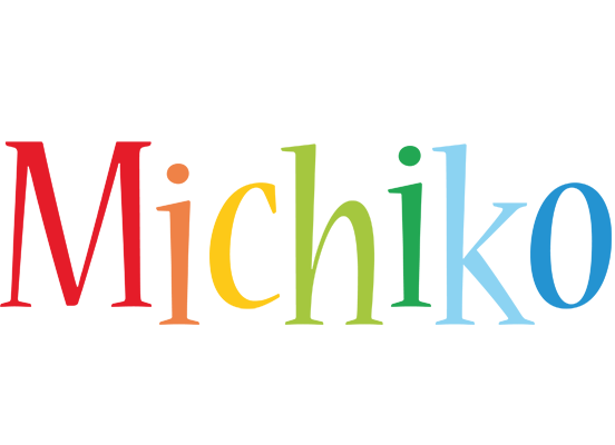 Michiko birthday logo