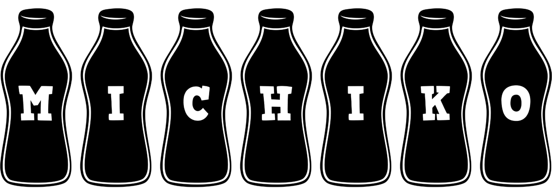 Michiko bottle logo