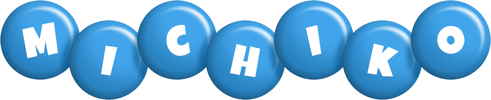 Michiko candy-blue logo