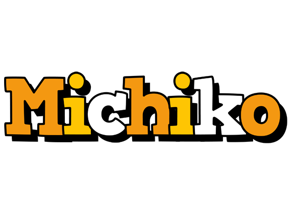 Michiko cartoon logo