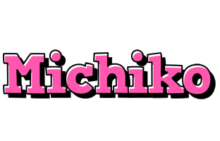 Michiko girlish logo