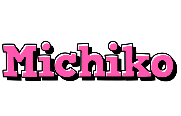 Michiko girlish logo