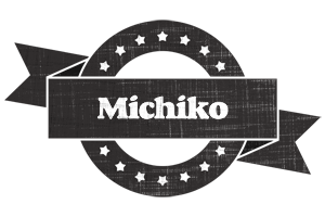 Michiko grunge logo