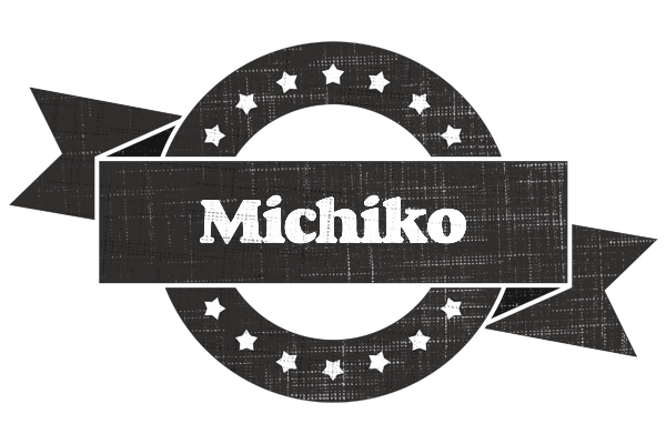 Michiko grunge logo