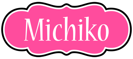 Michiko invitation logo