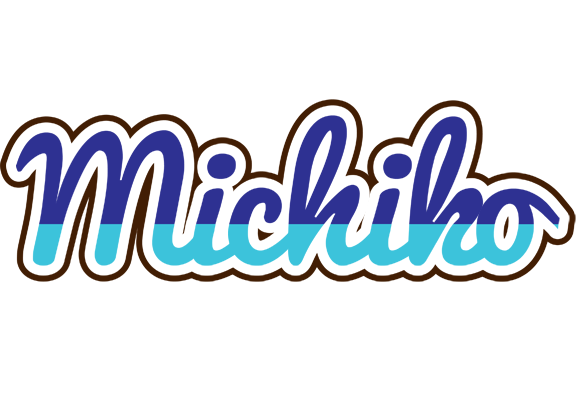 Michiko raining logo