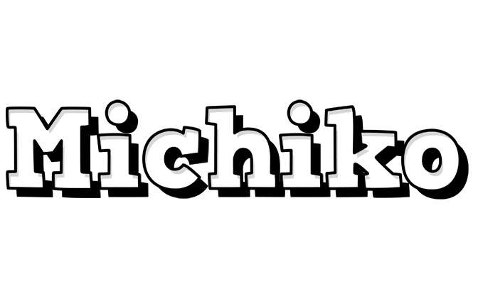 Michiko snowing logo