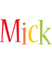 Mick birthday logo