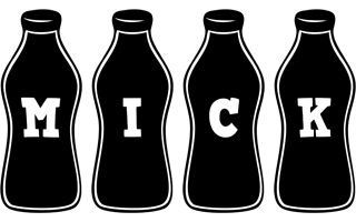 Mick bottle logo