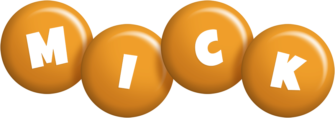 Mick candy-orange logo