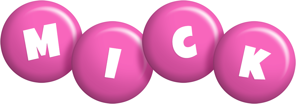 Mick candy-pink logo