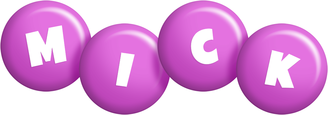 Mick candy-purple logo