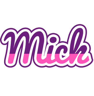 Mick cheerful logo