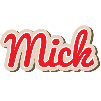 Mick chocolate logo