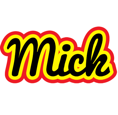 Mick flaming logo