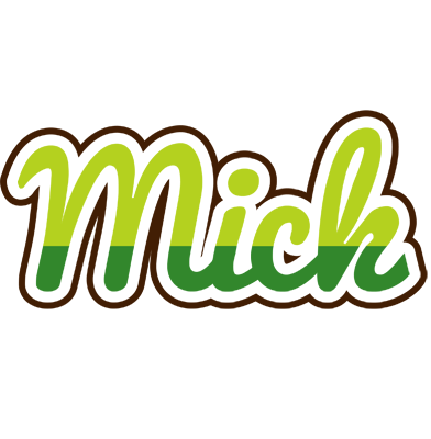 Mick golfing logo