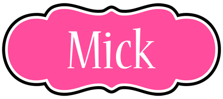 Mick invitation logo