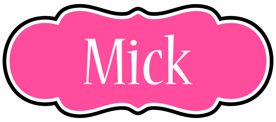 Mick invitation logo