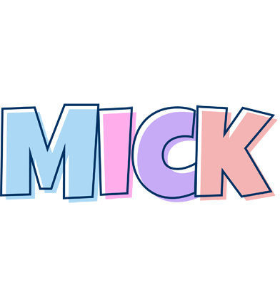 Mick pastel logo