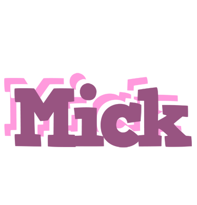 Mick relaxing logo