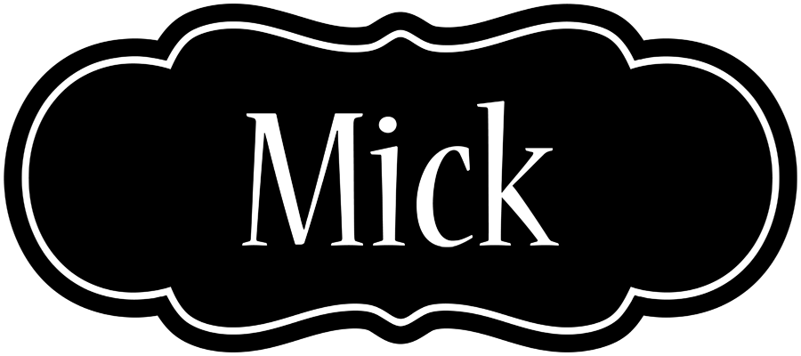 Mick welcome logo