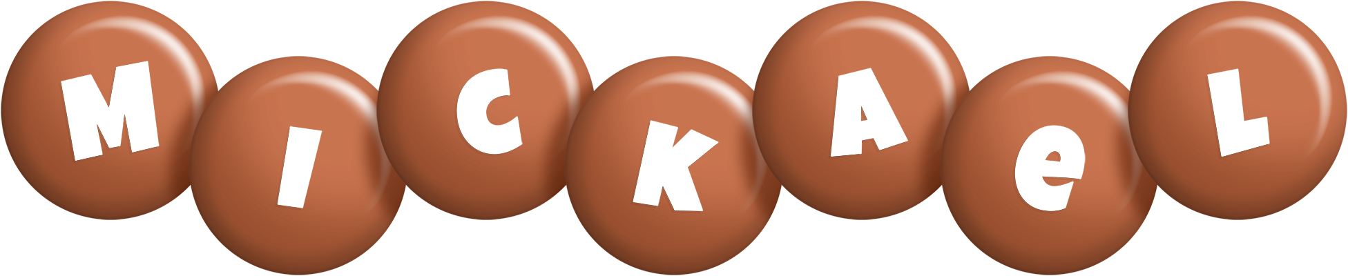Mickael candy-brown logo