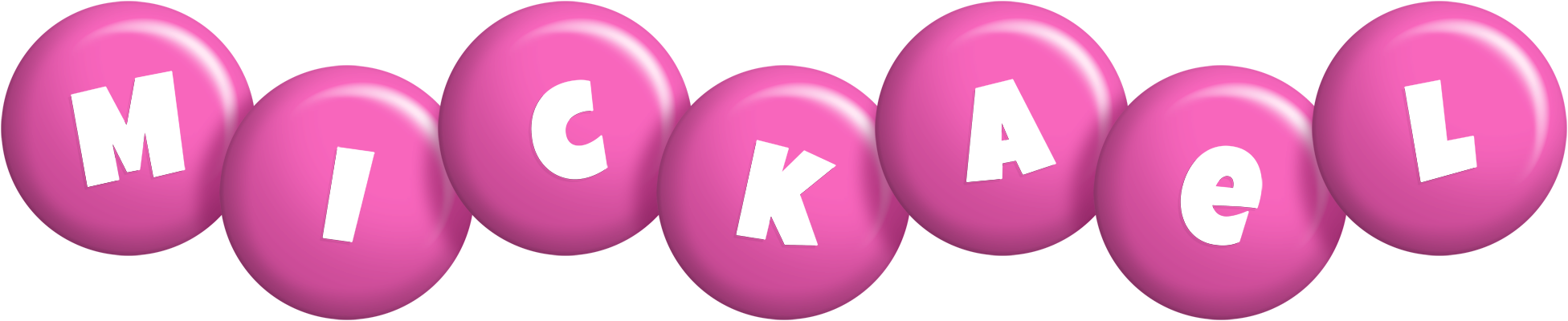 Mickael candy-pink logo