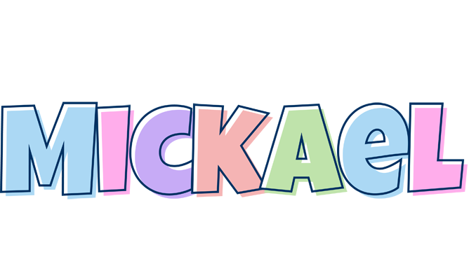 Mickael pastel logo
