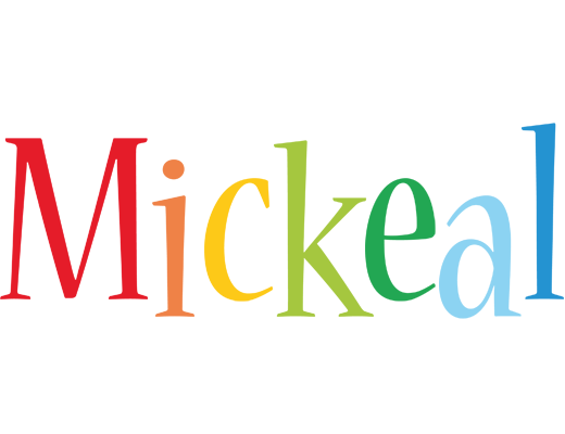 Mickeal birthday logo